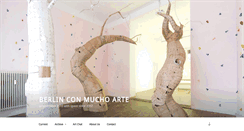 Desktop Screenshot of berlinconmuchoarte.com
